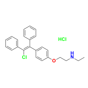 N-Desethyl Clomiphene HCl (Mixture of Z and E Isomers)