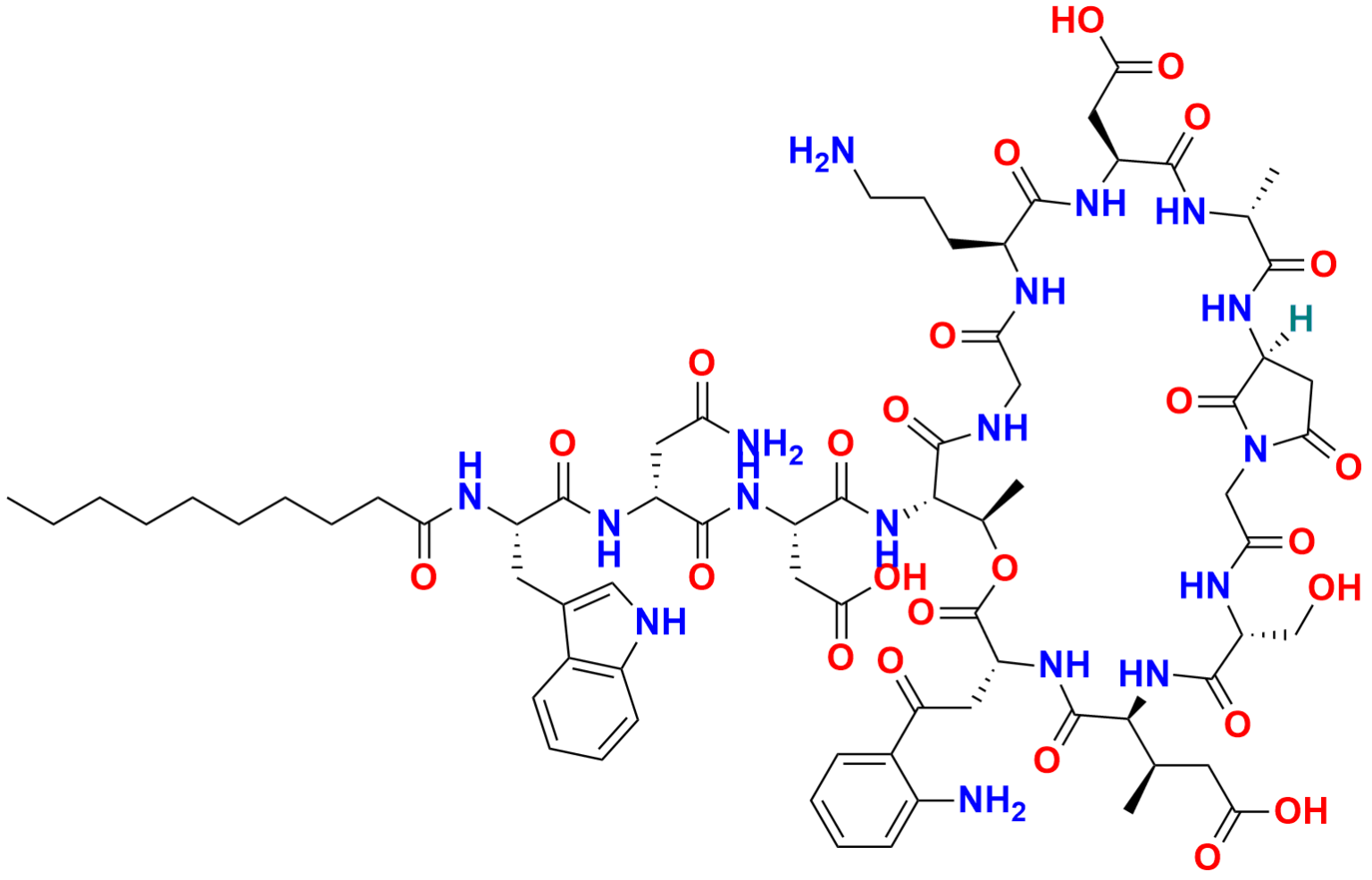 Daptomycin Anhydro Impurity