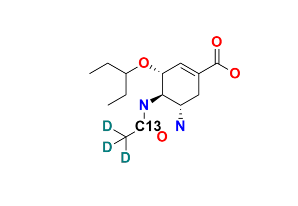 Oseltamivir Acid 13C D3
