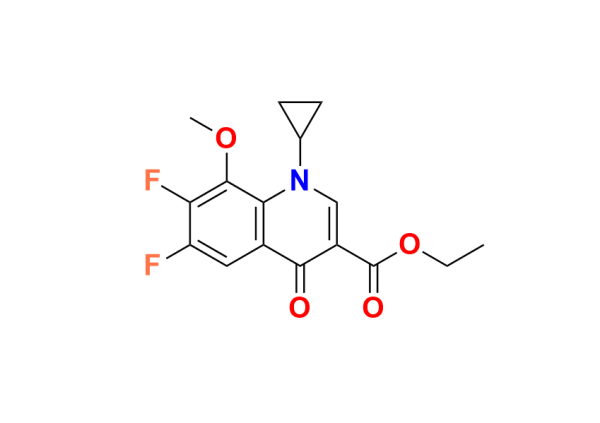 Moxifloxacin Difluoro Methoxy Ethyl Ester