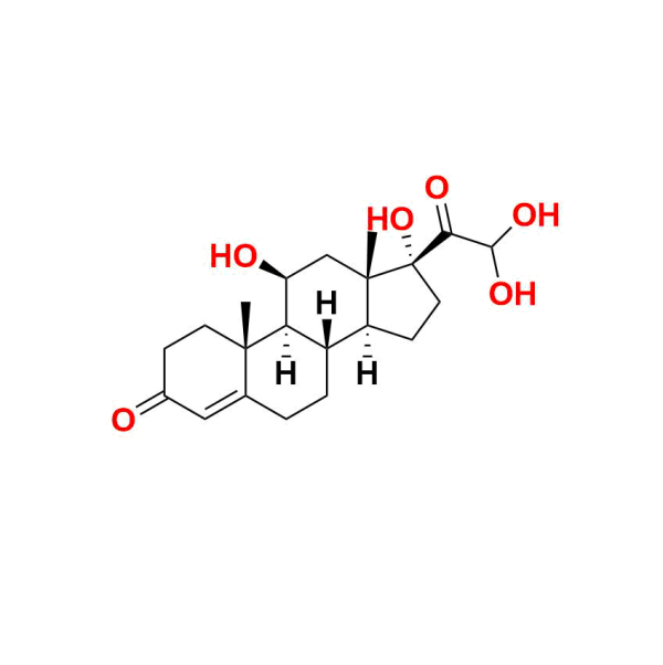 17-Dehydro-21-Hydroxy Hydrocortisone | CAS No: 68473-77-8