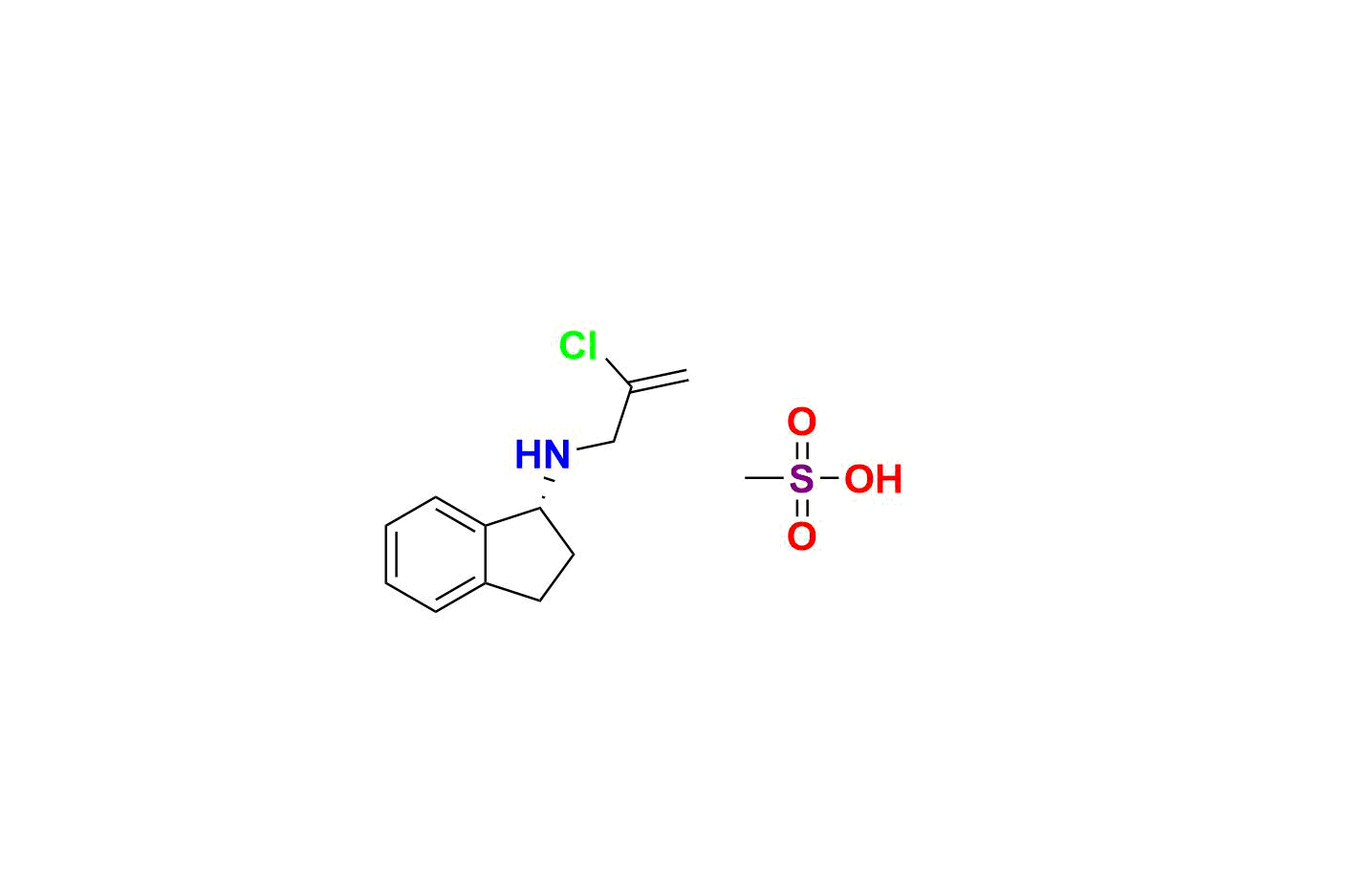 2-Chloro Rasagiline Methanesulfonate Impurity