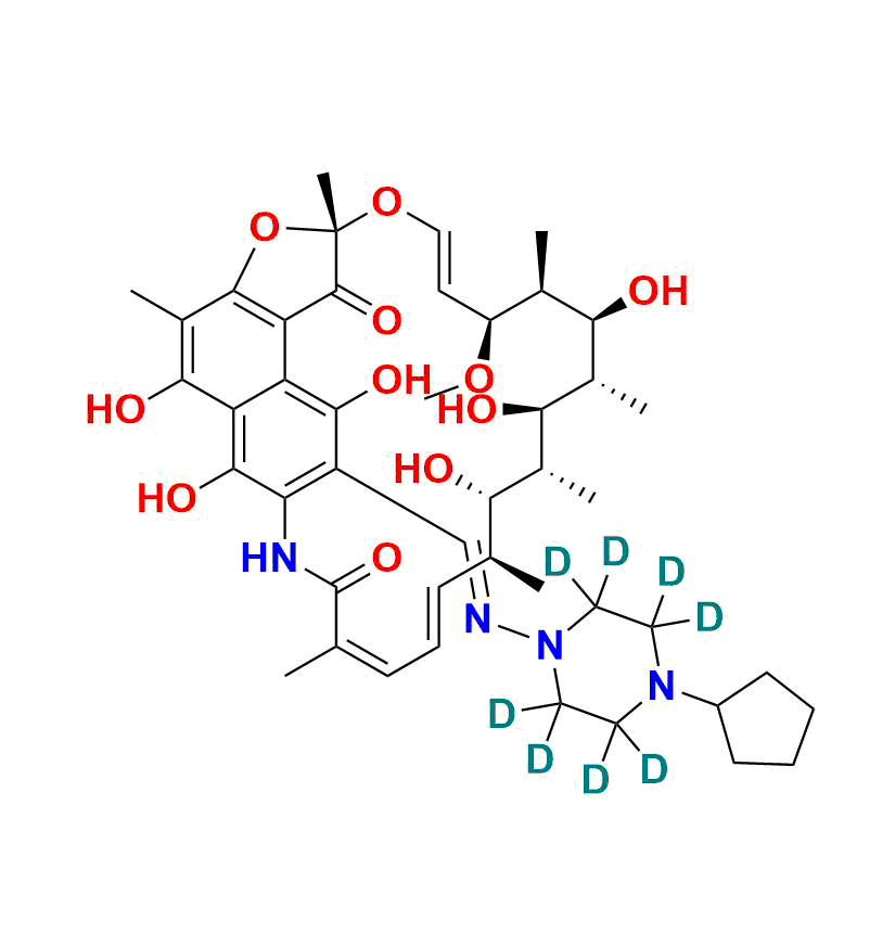 25-Desacetyl Rifapentine D8