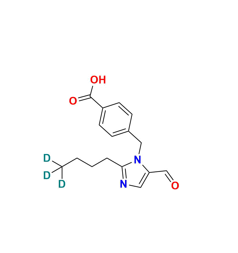 4-[(2-Butyl-5-formyl-1H-imidazol-1-yl)methyl]benzoic Acid D3