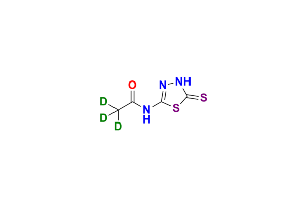 2-Acetamido-5-Mercapto-1,3,4-Thiadiazole D3