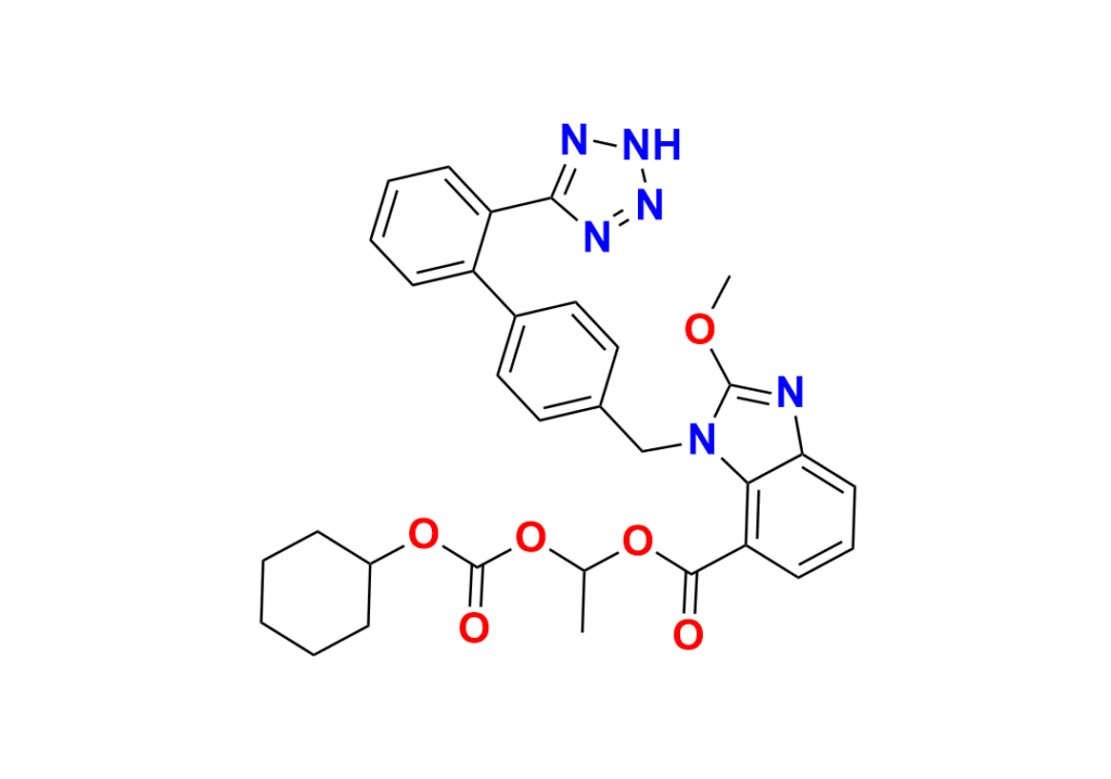 Candesartan Cilexetil N2-Trityl Methoxy Analog