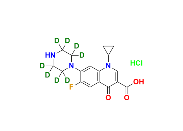 Ciprofloxacin D8 Hydrochloride