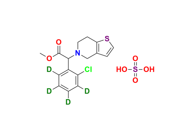 Clopidogrel D4 Hydrogen Sulfate
