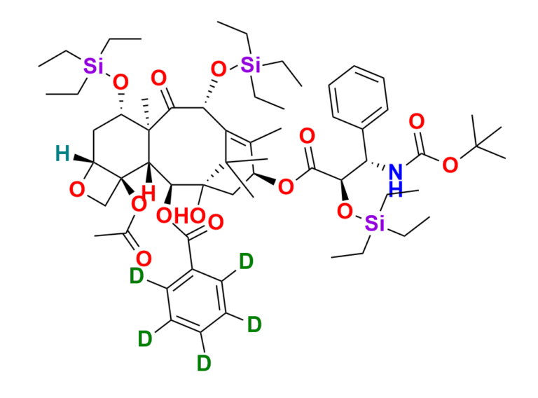AQ-D0025D4.png Docetaxel-d5 2,7,10-Tris(triethylsilyl) Ether