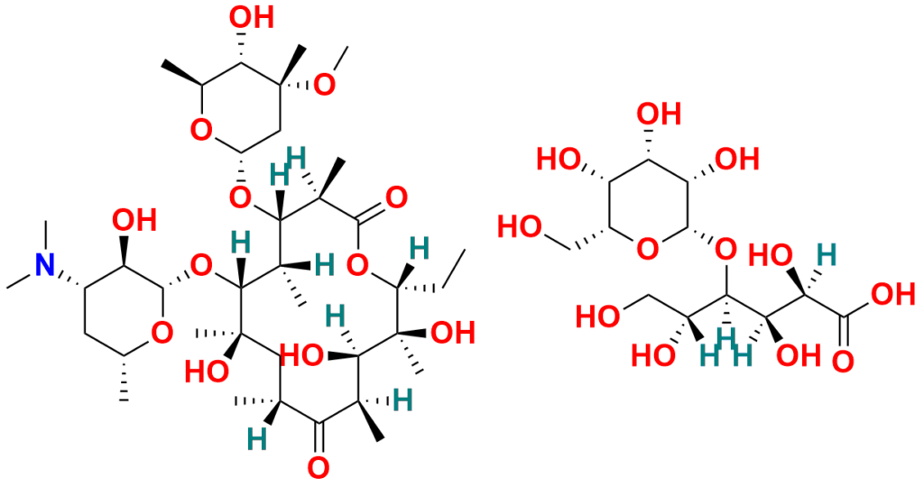 Erythromycin lactobionate A