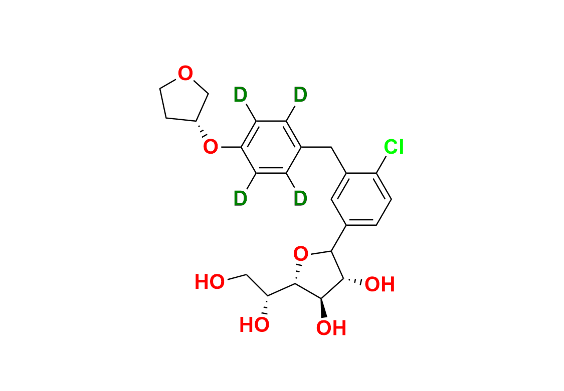 1,4-Anhydro-1,5-Dihydroxy-Empagliflozin D4