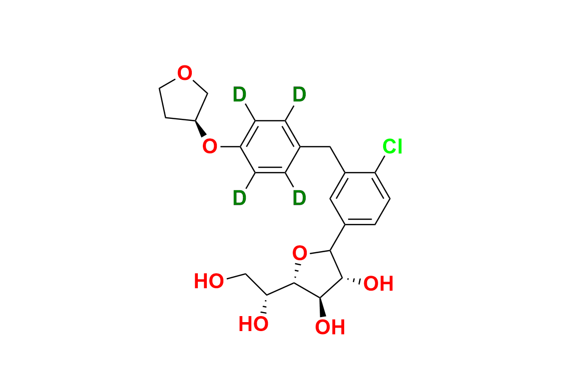 1,4-Anhydro-1,5-Dihydroxy-Empagliflozin D4