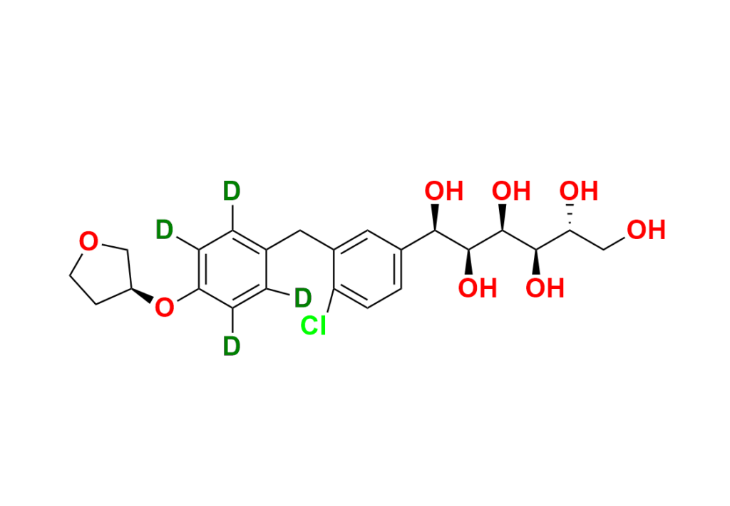 1,4-Anhydro-1,5-Dihydroxy-Empagliflozin D4