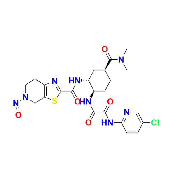 Edoxaben Diastereomer (1R,2R,4S) isomerDesmethyl N-Nitroso impurity