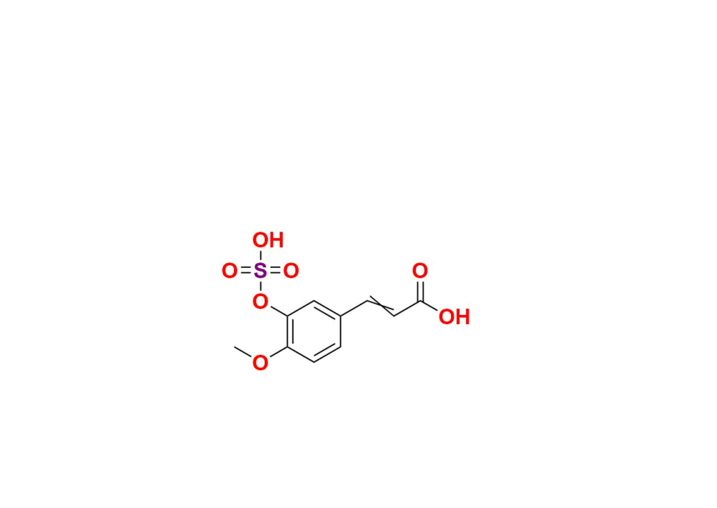 Isoferulic Acid 3-sulfate