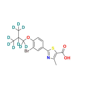 3-Descyano 3-Bromo-Febuxostat D9