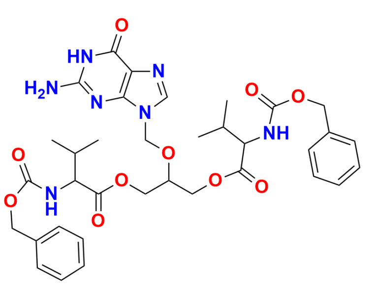 AQ-G004730.png Ganciclovir-Cbz-L-Valine Diester