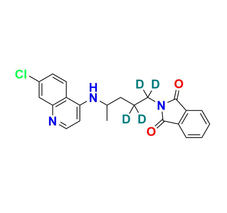 AQ-H003467.png N-Didestethyl Chloroquine-d4 Phthalimide