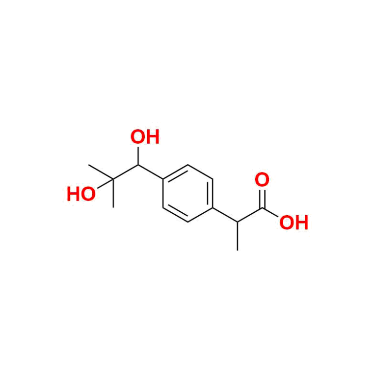 AQ-I000640.png 1,2 Dihydroxy Ibuprofen