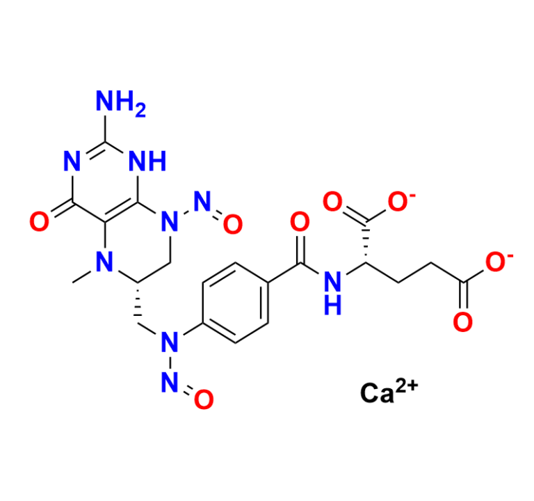 AQ-N000285.png Dinitroso L-5 methyltetrahydrofolate calcium