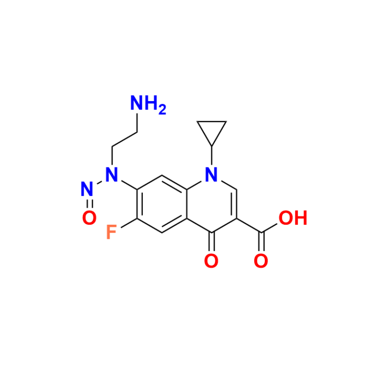 AQ-N000706.png N-Nitroso Ciprofloxacin EP Impurity C