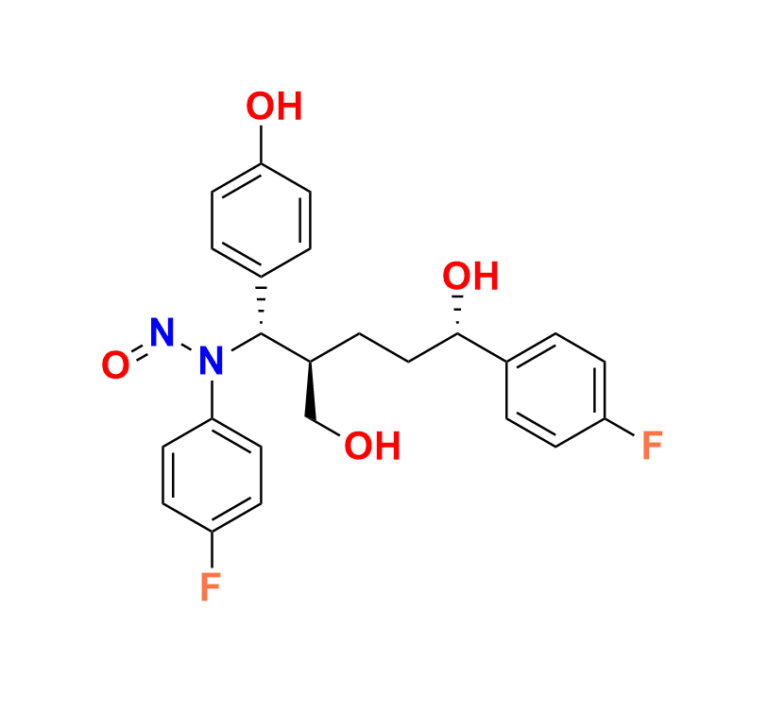 AQ-N001517.png Ezetimibe Open-Ring Alcohol Nitroso Impurity