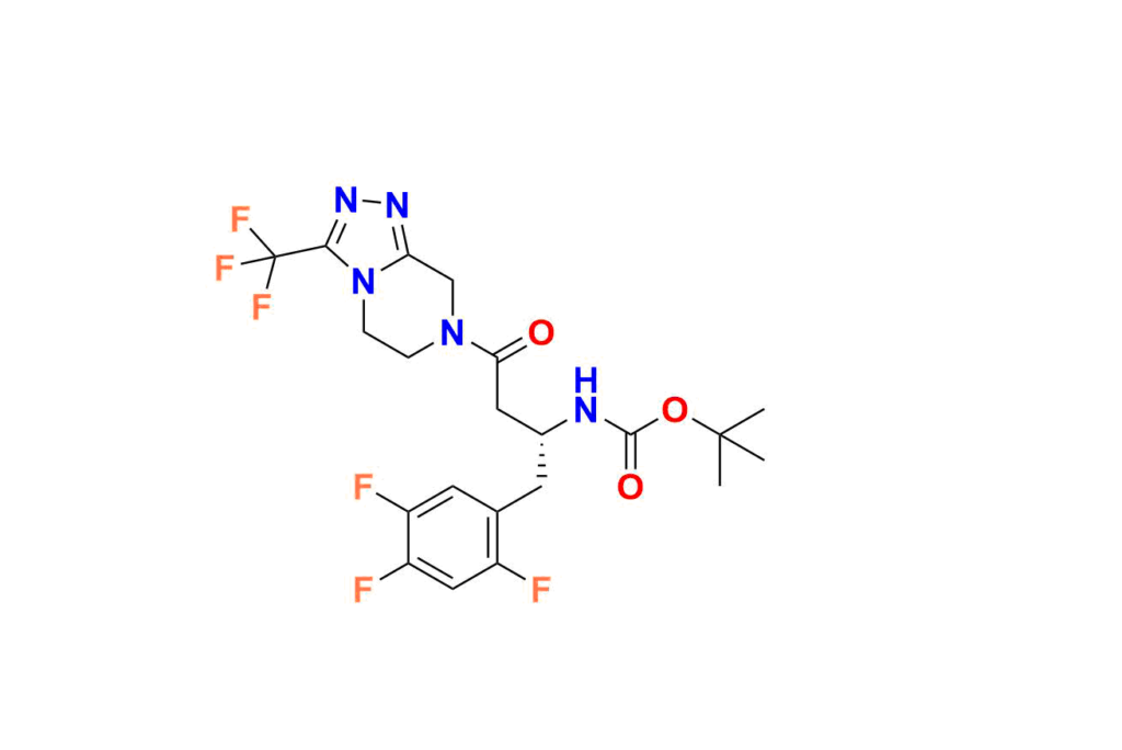 AQ-S002620.png Sitagliptin Impurity 18 (Sitagliptin N-Boc Impurity)