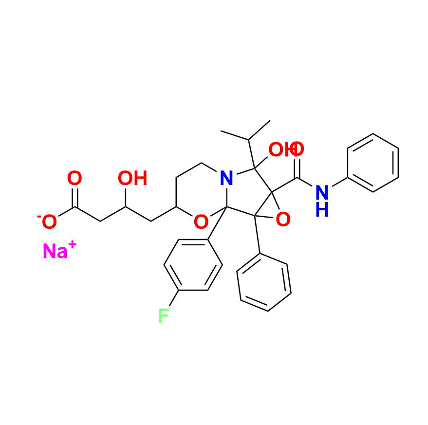 Atorvastatin Epoxy Pyrrolooxazin 7-Hydroxy Analog Sodium salt (USP) Atorvastatin Epoxy Pyrrolooxazin 7-Hydroxy Analog Sodium salt (USP)