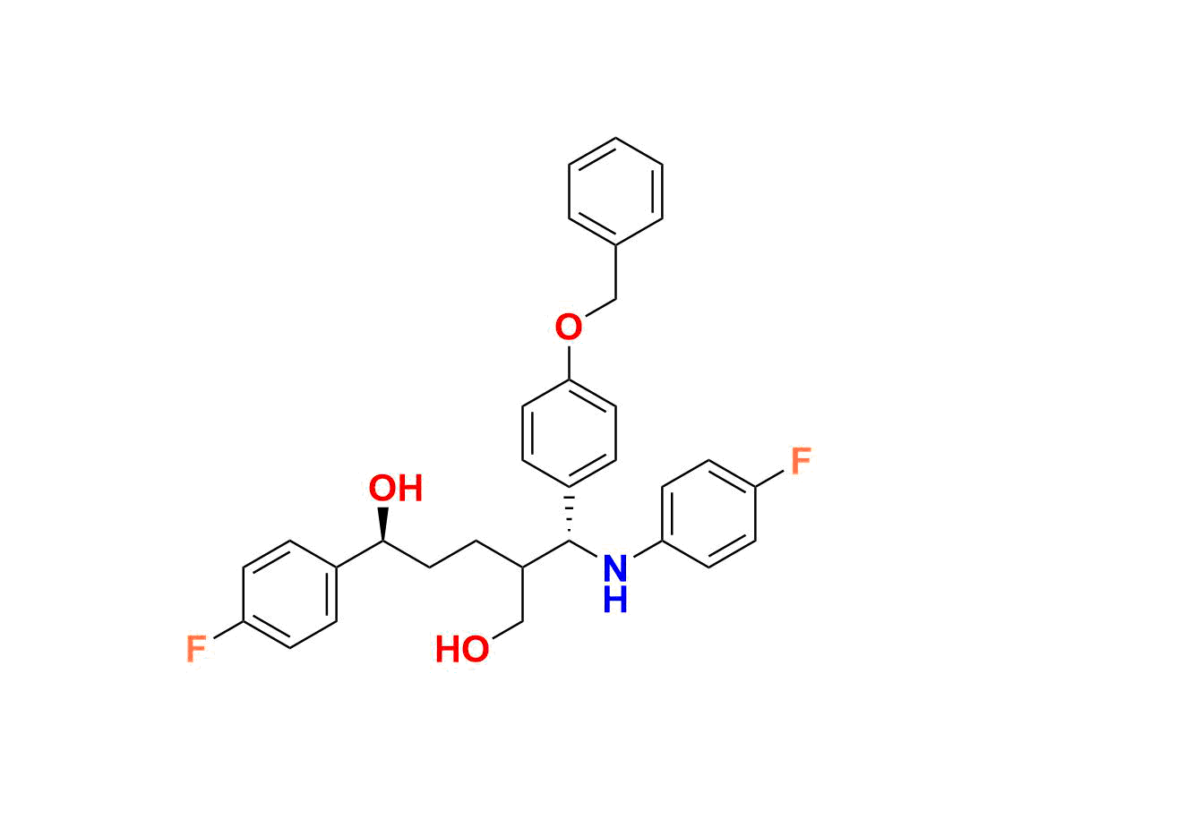 Benzyl Ezetimibe Diol (Mixture of Diastereomers)