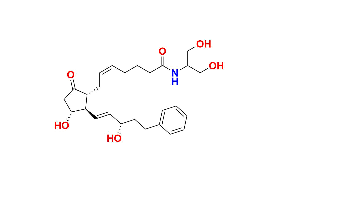 Desisopropyl N-Dihydroxypropyl Dehydrolatanoprostamide