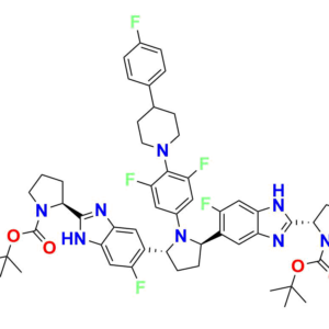Pibrentasvir Impurity 1 Di-BOC-Benzimidazole