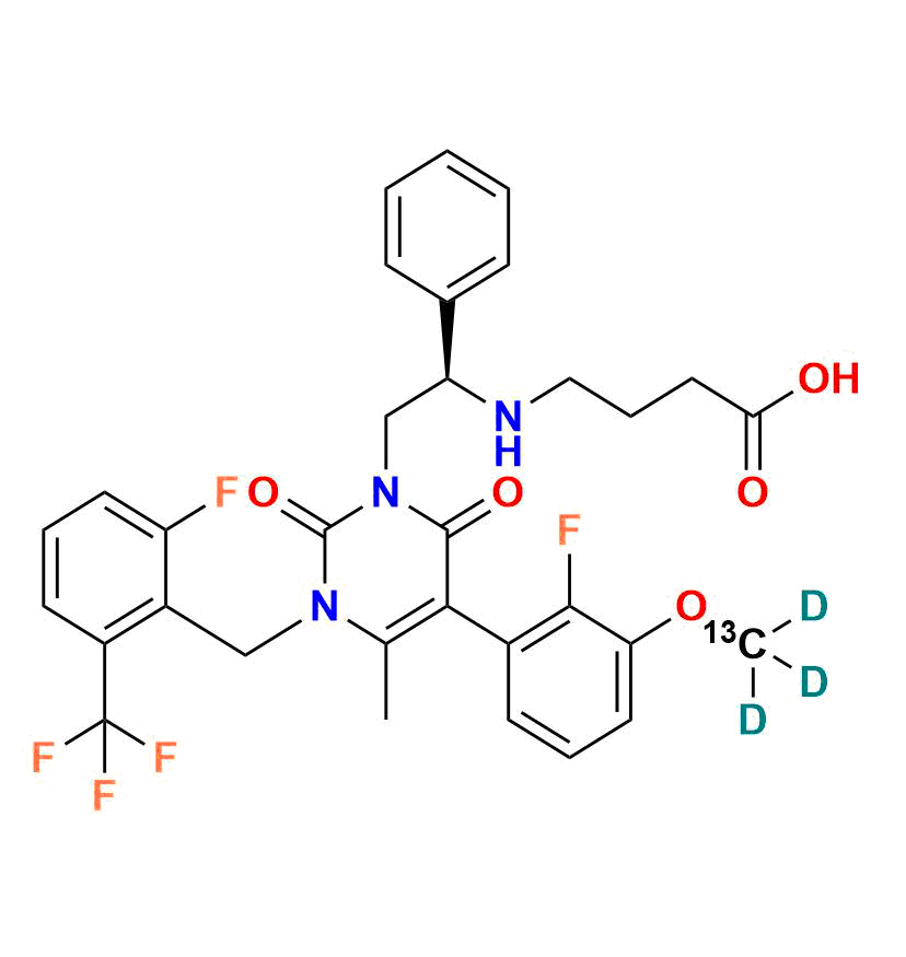 Elagolix 13C D3