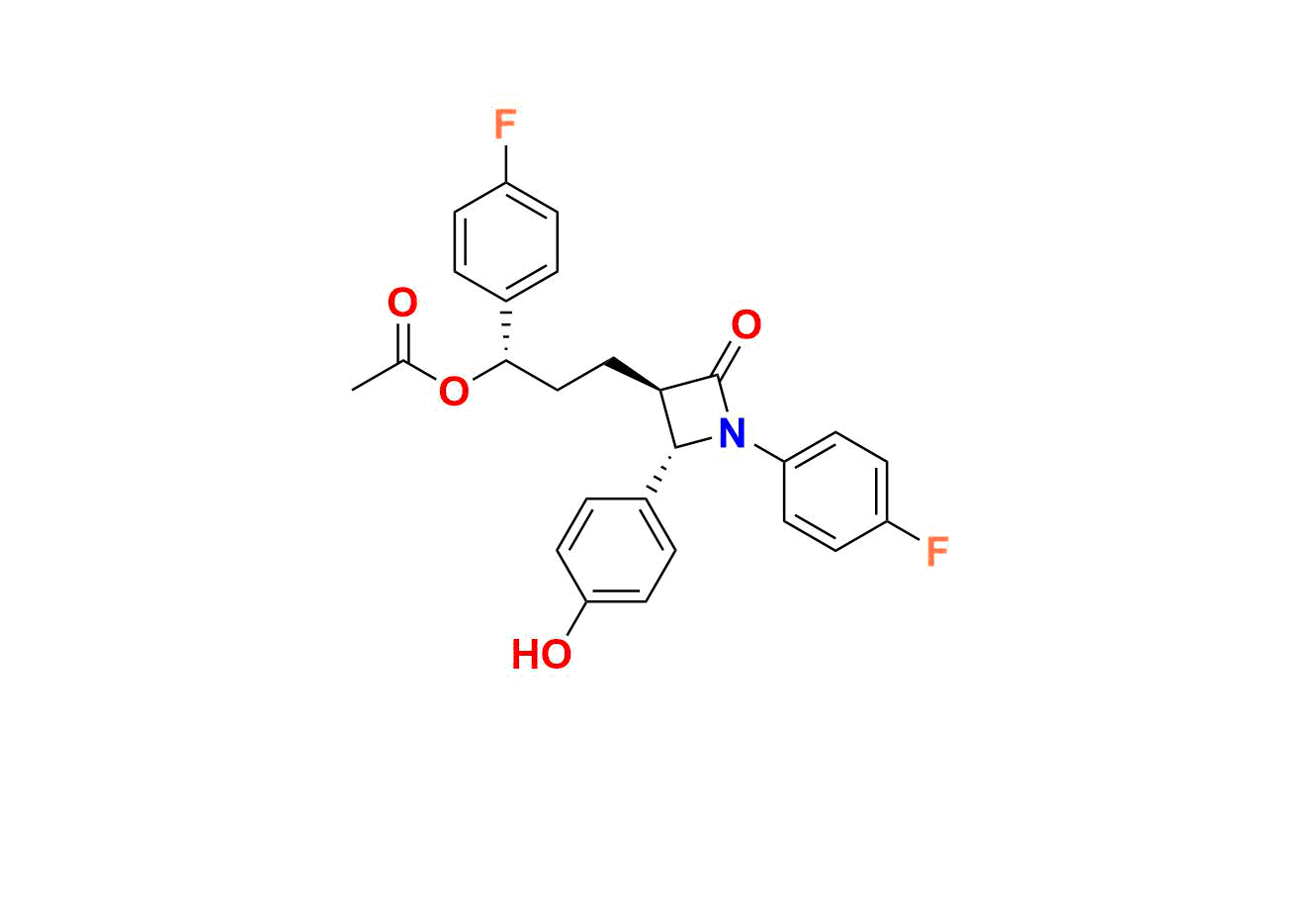 AQ-E007109.png Ezetimibe 3-O-Acetyl Impurity