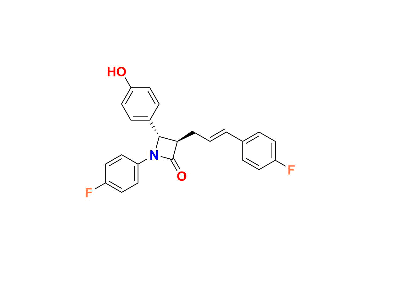 AQ-E007110.png Ezetimibe Anhydro (E)-Isomer