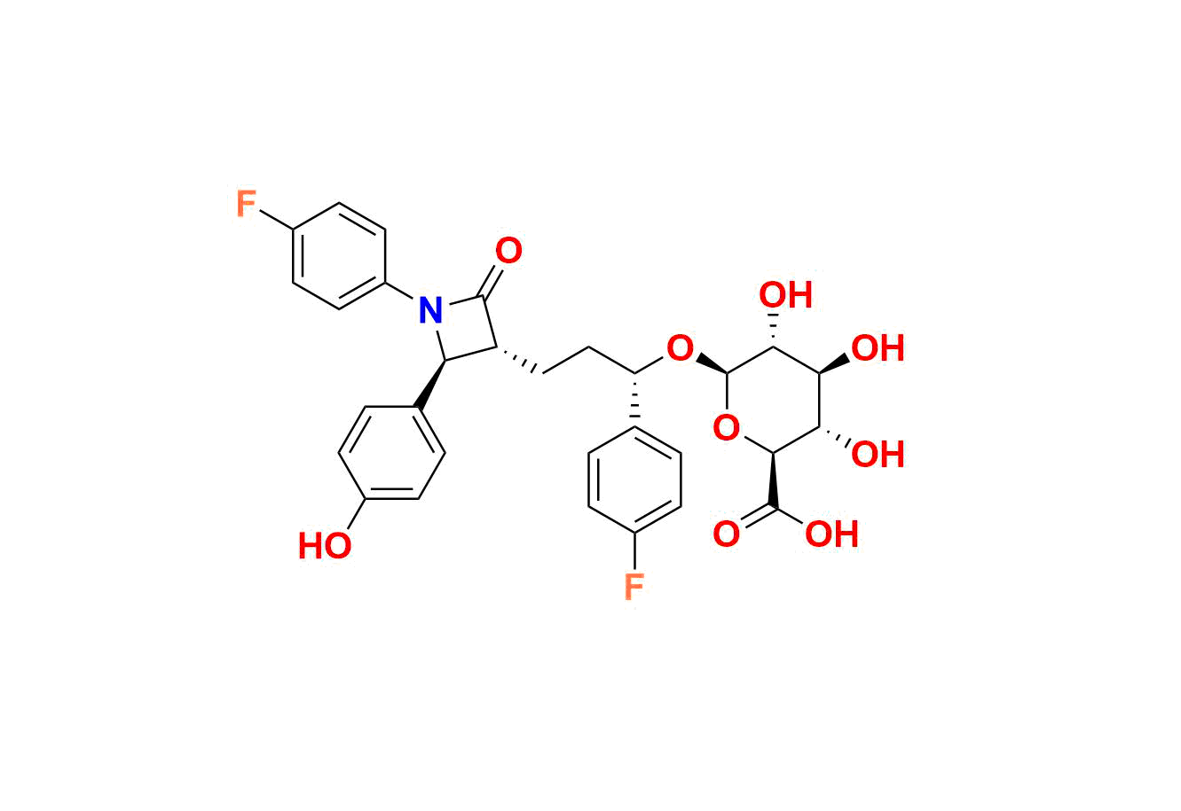 AQ-E007057.png Ezetimibe Hydroxy Glucuronide