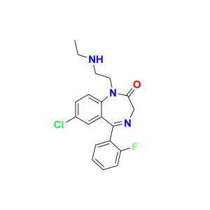 Flurazepam-D10 Dihydrochloride Flurazepam Desethyl Impurity