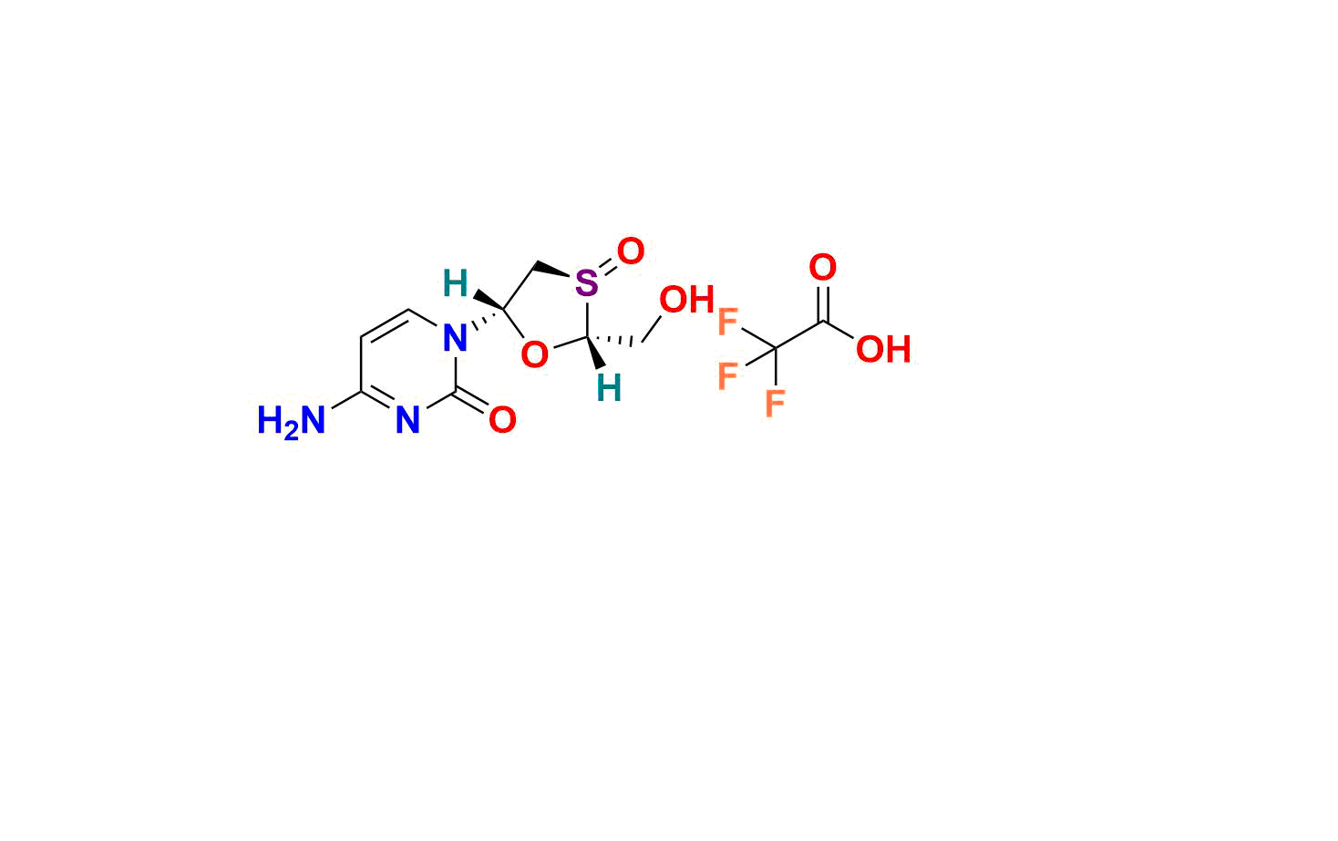 Lamivudine EP Impurity H (TFA salt)
