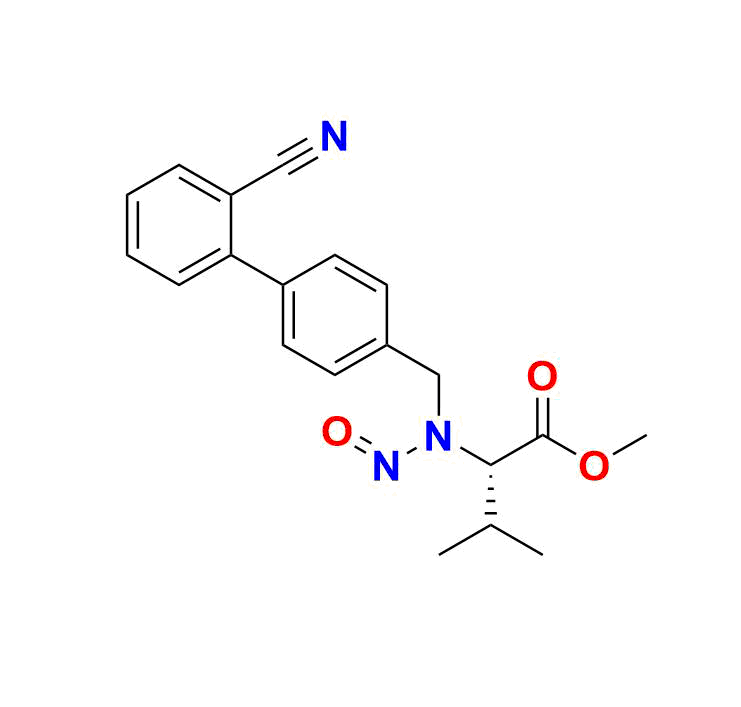 N-Nitroso Valsartan Cyano Desvaleryl Methyl Ester