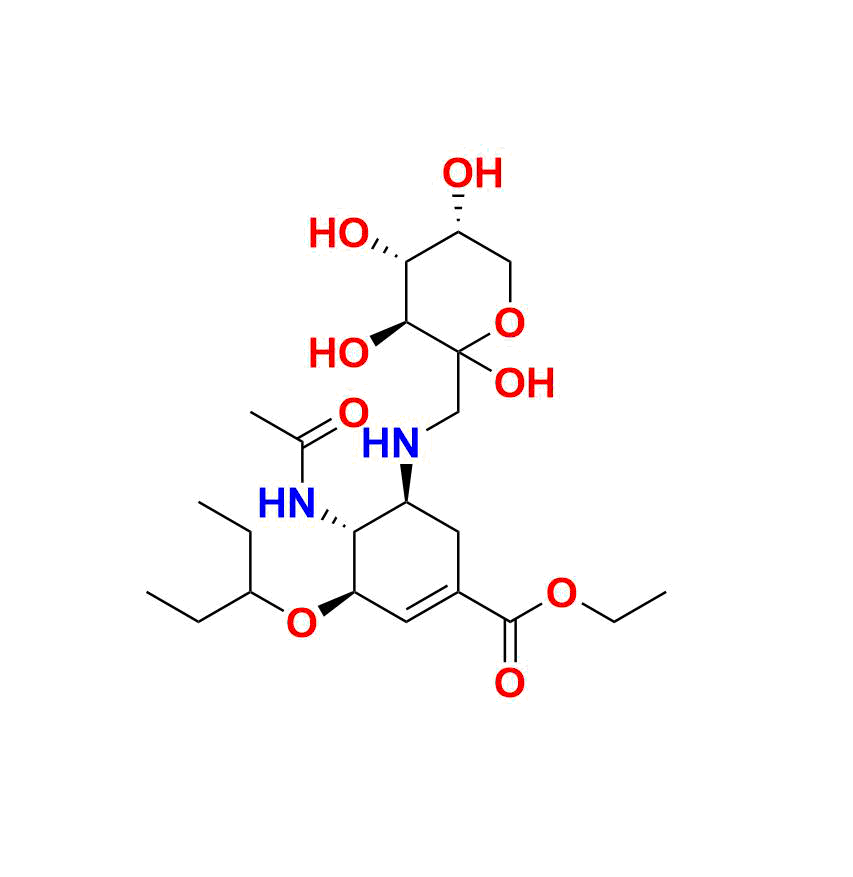 Oseltamivir Fructose adduct-1 Oseltamivir Fructose adduct-1
