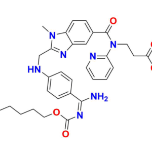 (Z)-3-(2-(((4-(N’-((Hexyloxy)carbonyl)carbamimidoyl)phenyl)amino)methyl)-1-methyl-N-(pyridin-2-yl)-1H-benzo[d]imidazole-5-carboxamido)propanoic acid