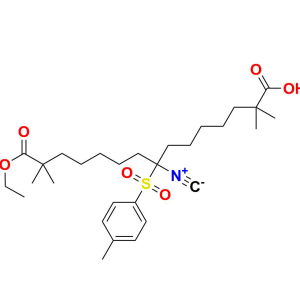 15-ethoxy-8-isocyano-2,2,14,14-tetramethyl-15-oxo-8-tosylpentadecanoic acid