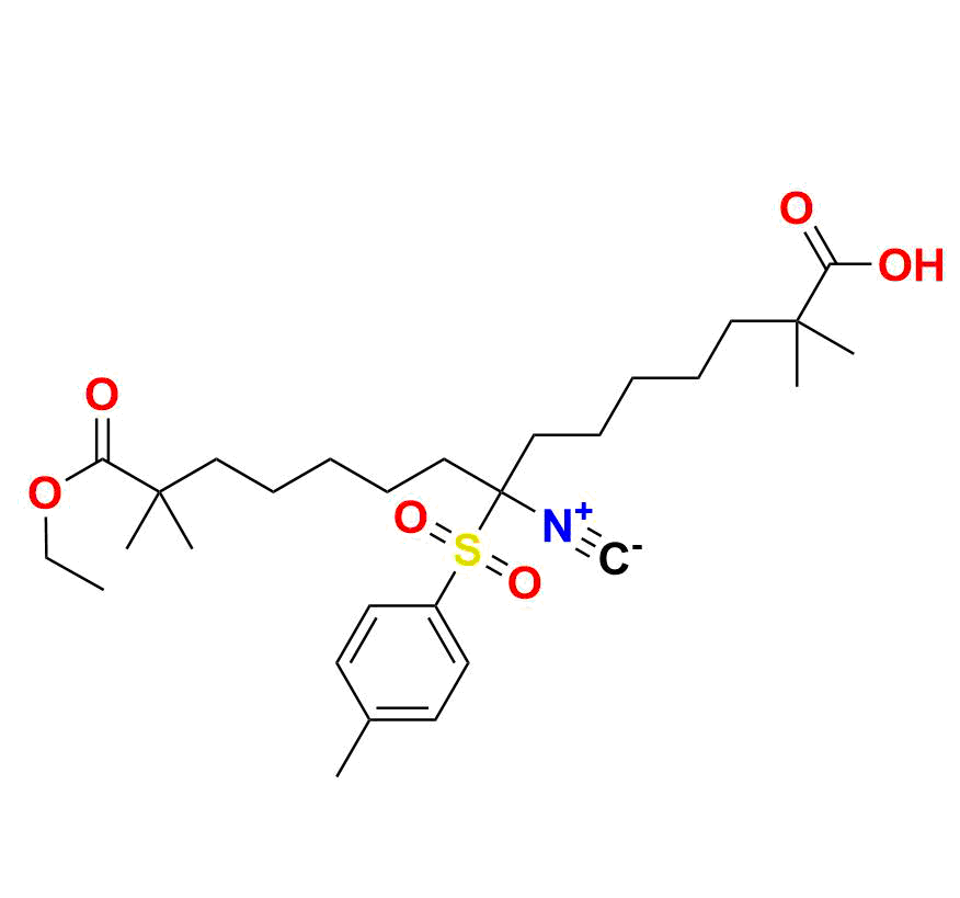 15-ethoxy-8-isocyano-2,2,14,14-tetramethyl-15-oxo-8-tosylpentadecanoic acid