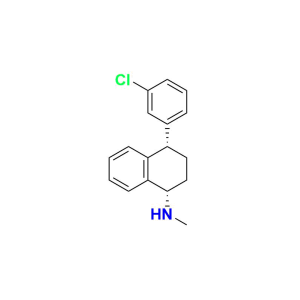 (1S,4S)-4-(3-Chlorophenyl)-N-methyl-1,2,3,4-tetrahydronaphthalen-1-amine