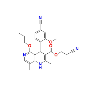 Finerenone Dihydro Diol Impurity 2-cyanoethyl 4-(4-cyano-2-methoxyphenyl)-2,8-dimethyl-5-propoxy-1,4-dihydro-1,6-naphthyridine-3-carboxylate