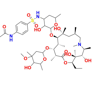 3′-N-{[4-(Acetylamino)phenyl]sulfonyl}-3′,3′-didemethylazithromycin