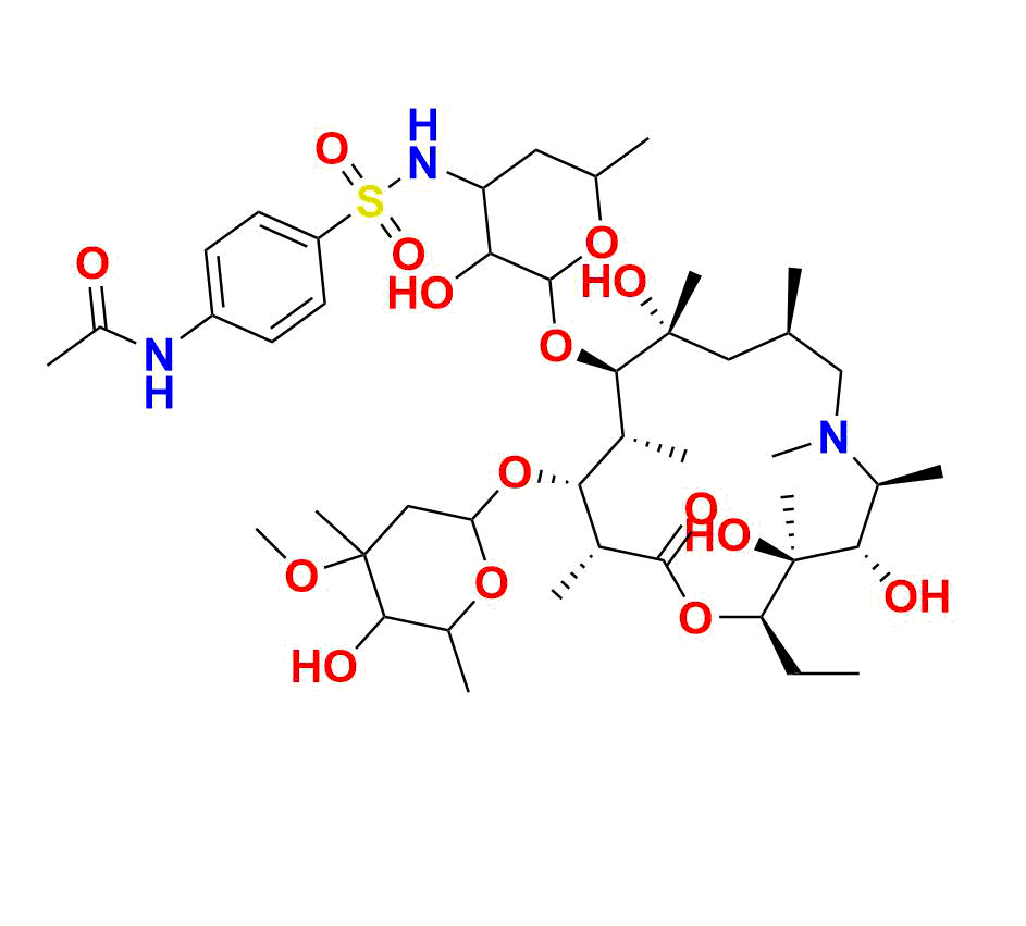 3′-N-{[4-(Acetylamino)phenyl]sulfonyl}-3′,3′-didemethylazithromycin