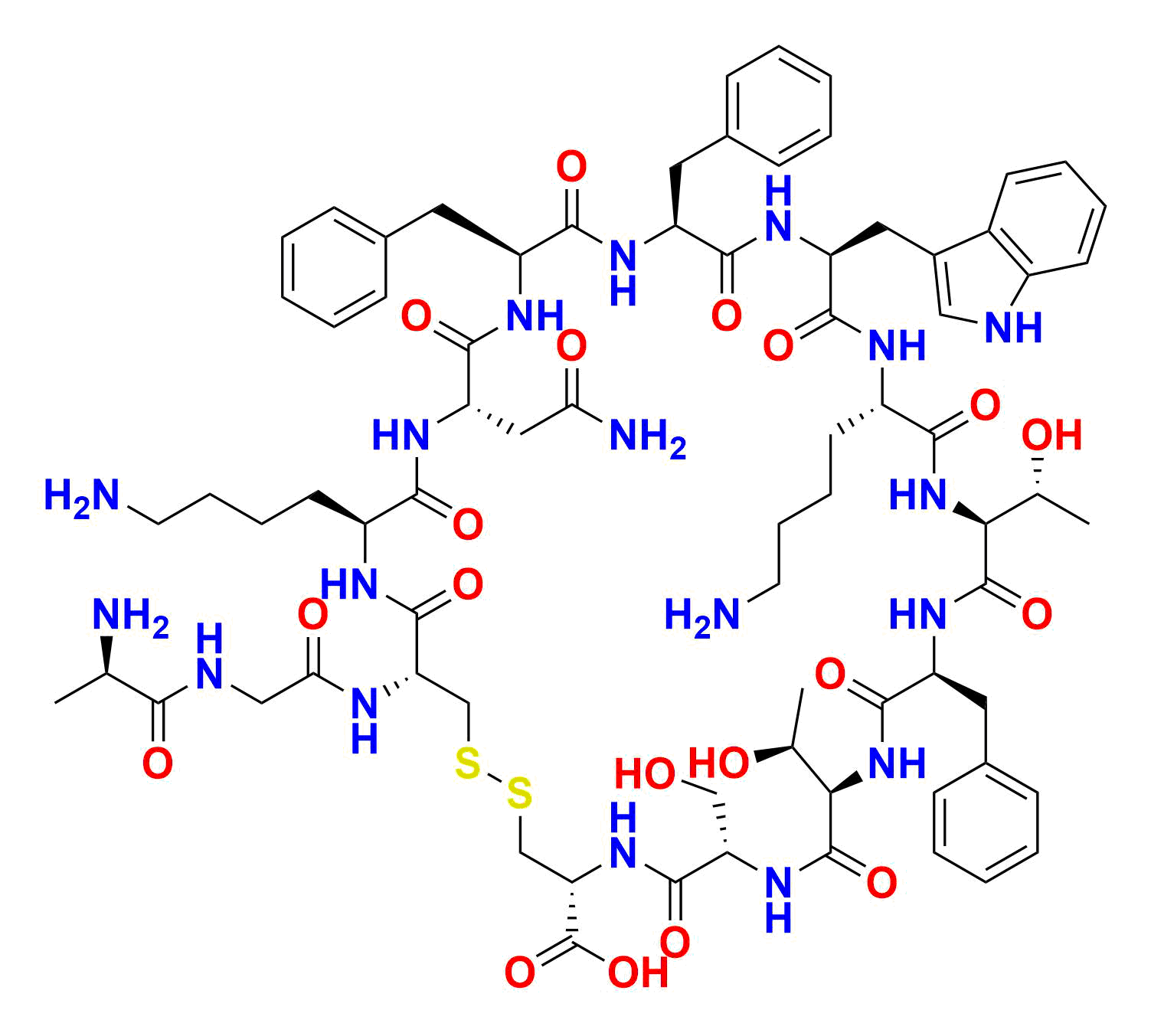 D-Ala(1)-Somatostatin