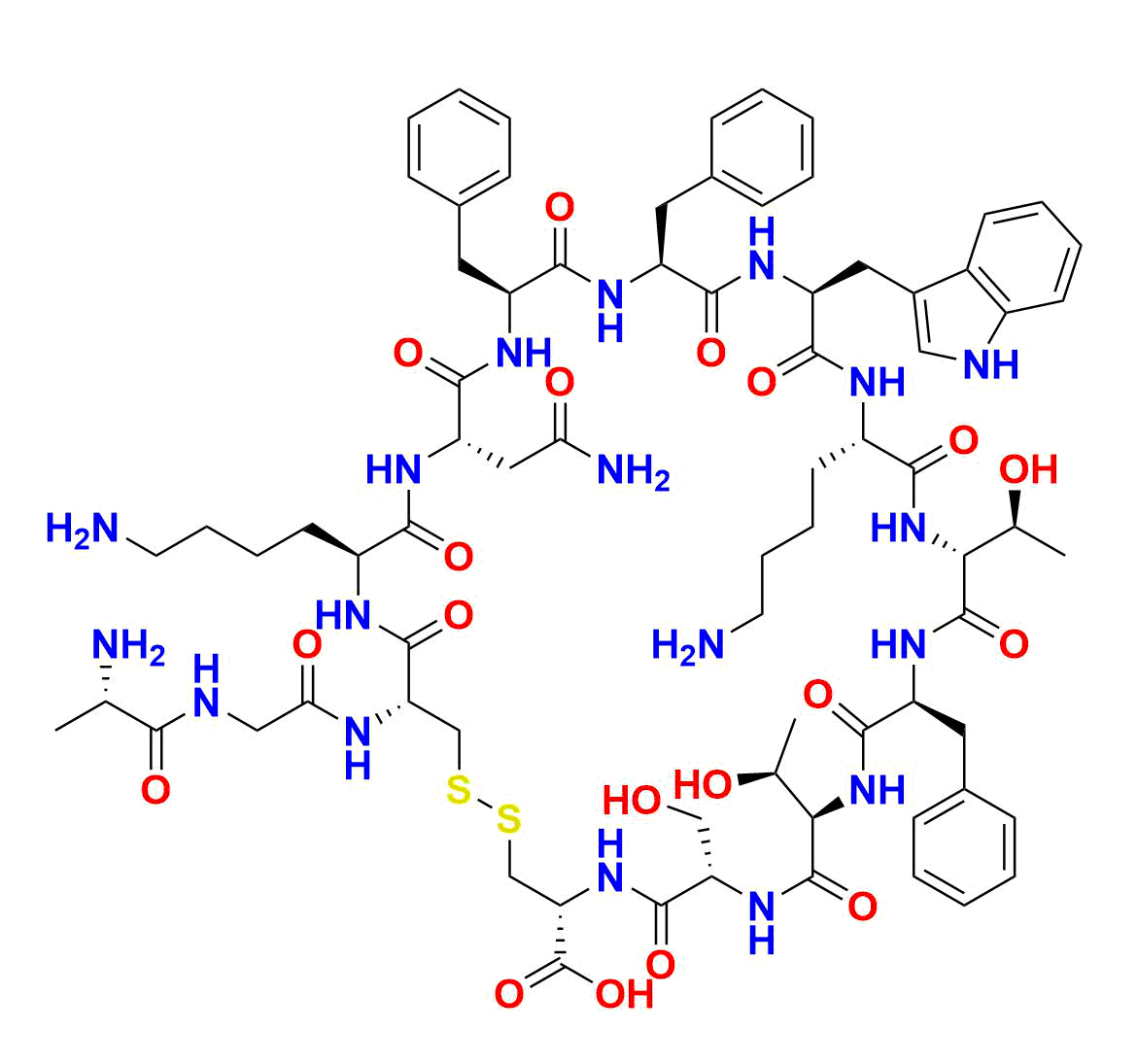 D-allo-Thr(10)-Somatostatin