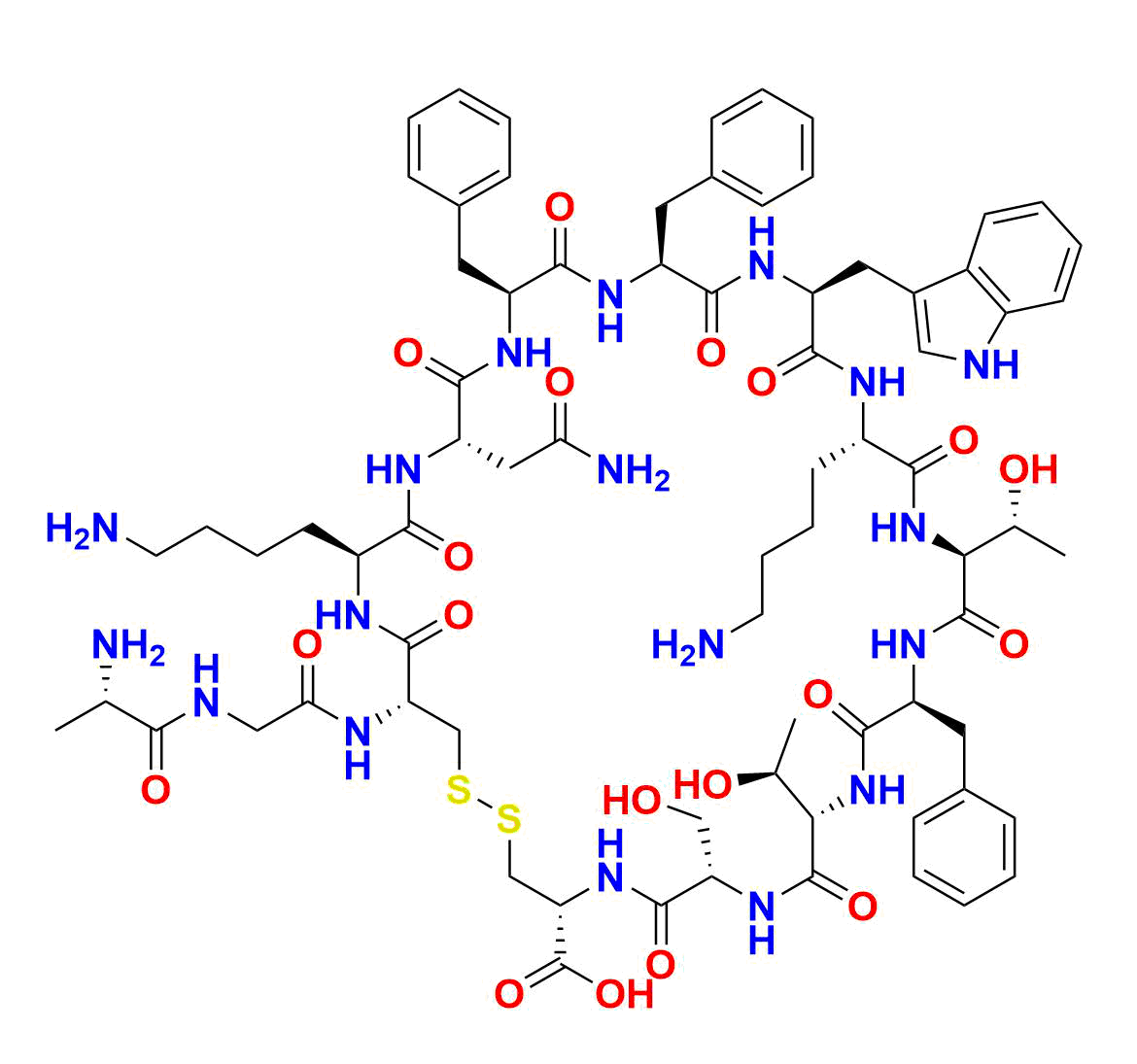 D-allo-Thr(12)-Somatostatin