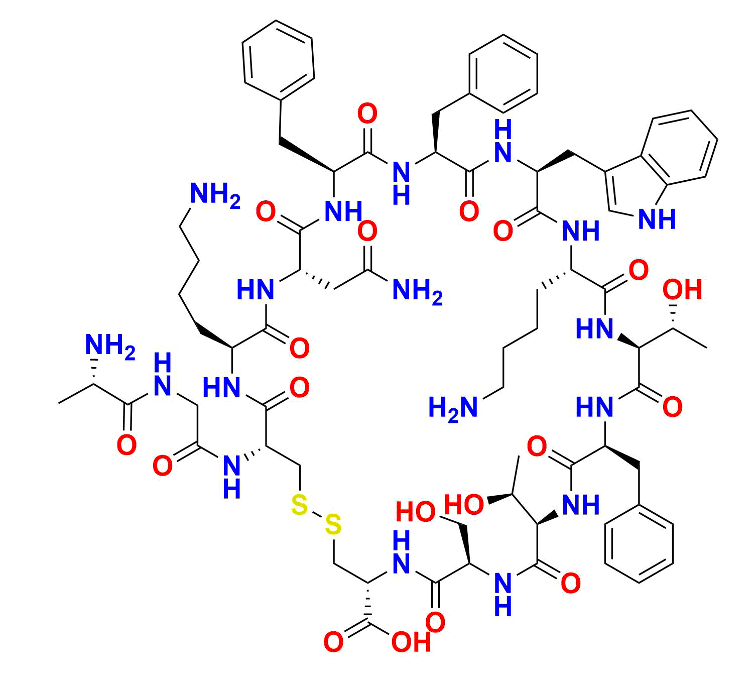 D-Phe(11)-Somatostatin D-Phe(11)-Somatostatin